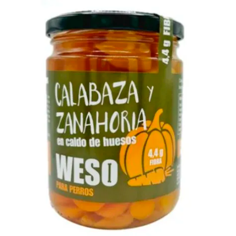 Caldo de Osso de Abóbora e Cenoura - 400ml - WESO