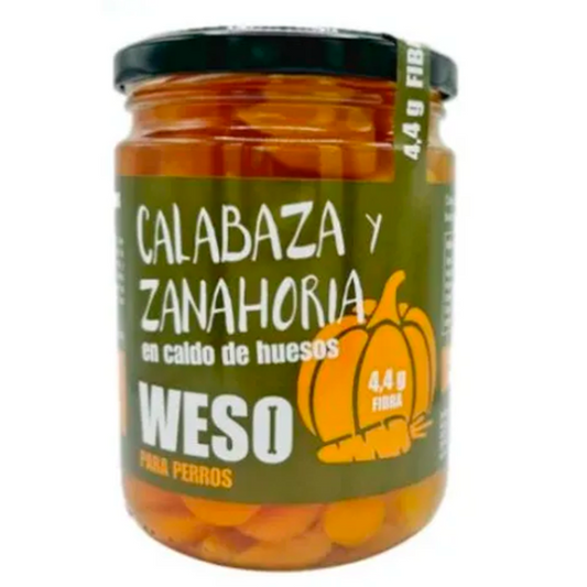 Caldo de Osso de Abóbora e Cenoura - 400ml - WESO