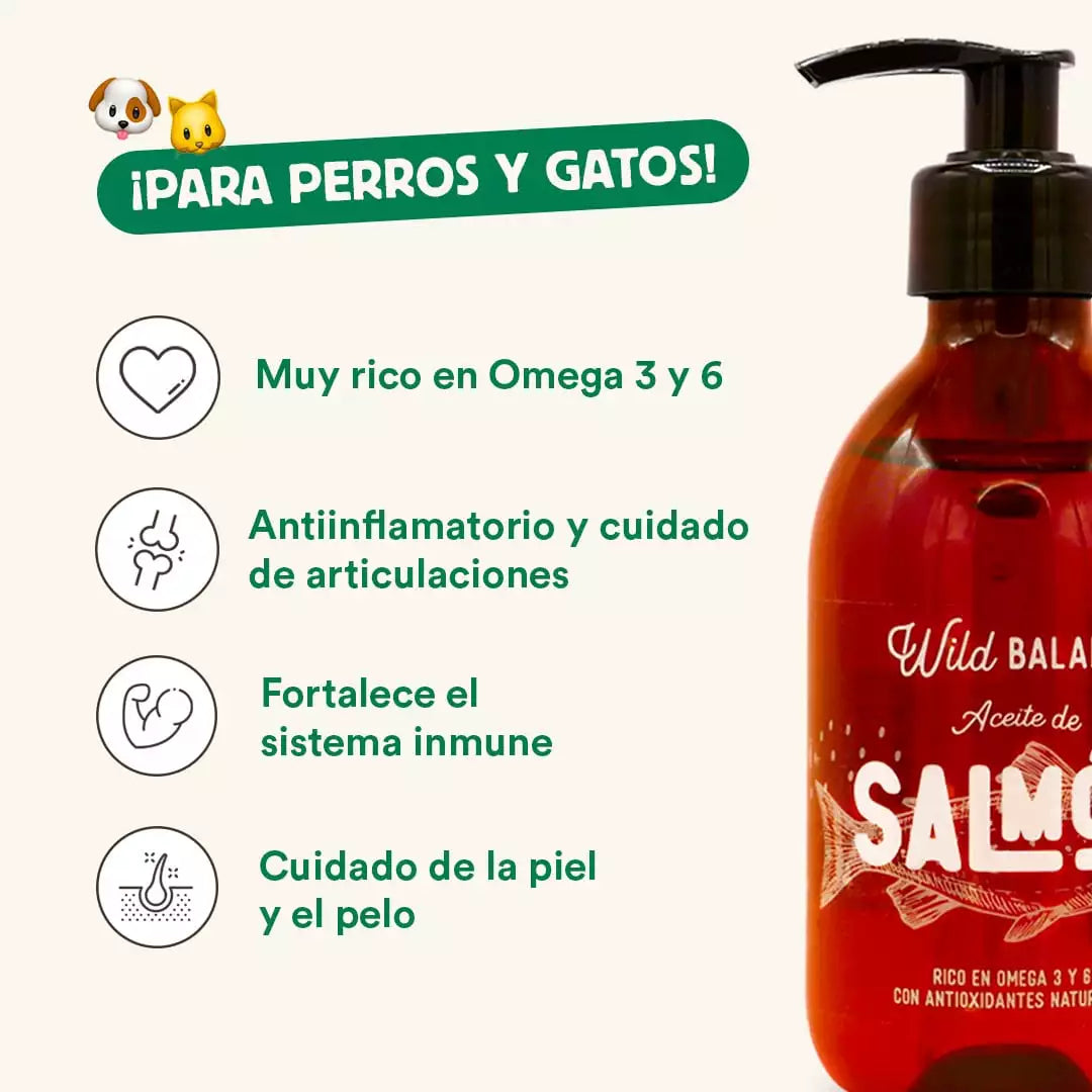 Aceite natural de salmón noruego - Wild Balance