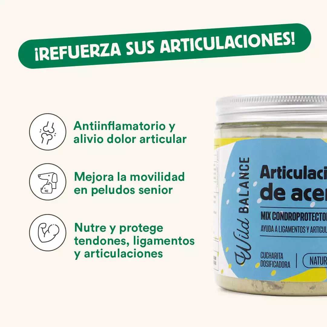 ARTICULACIONES DE ACERO Condroprotector natural - 100gr - Wild Balance
