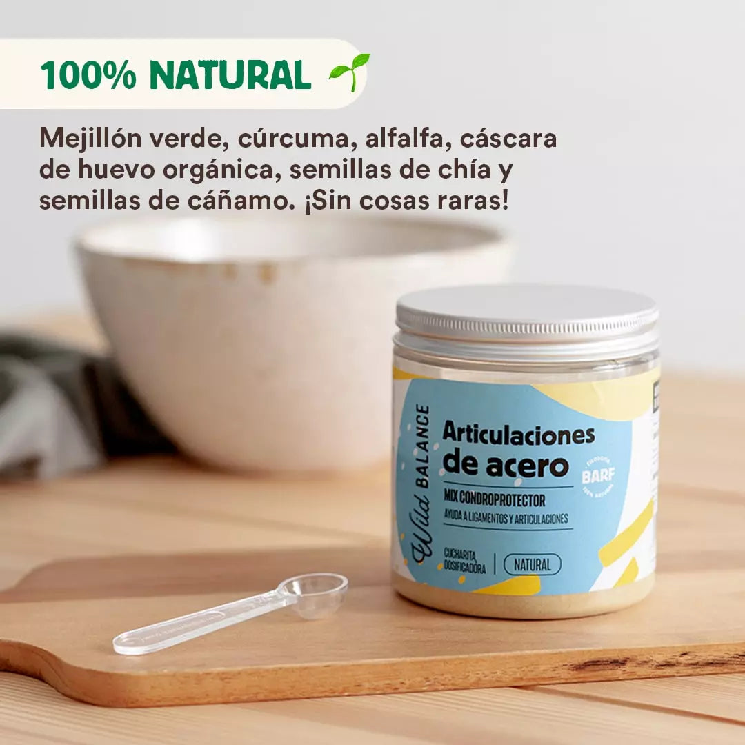 ARTICULACIONES DE ACERO Condroprotector natural - 100gr - Wild Balance