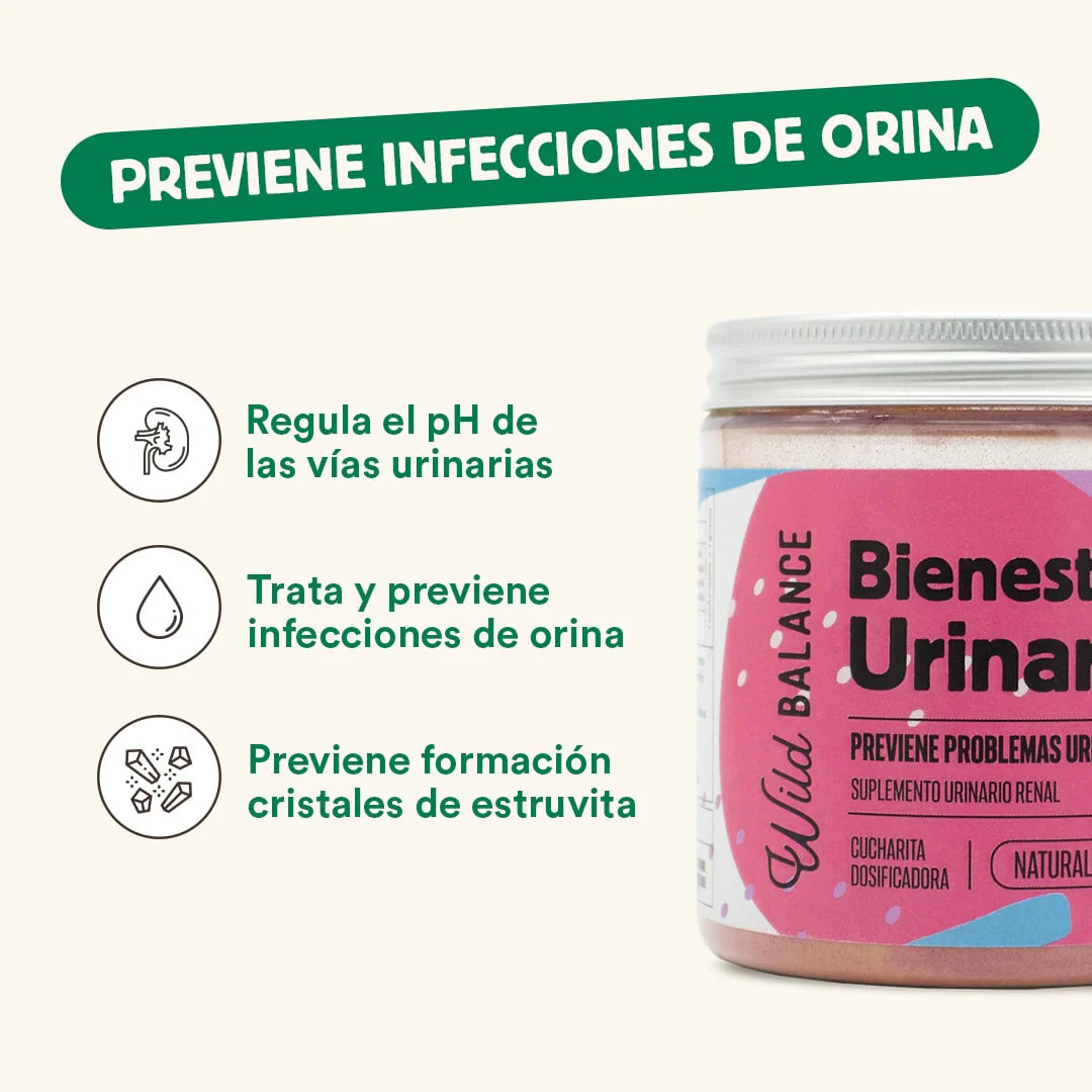 BIENESTAR URINARIO Suplemento para prevenir las infecciones de orina - Wild Balance