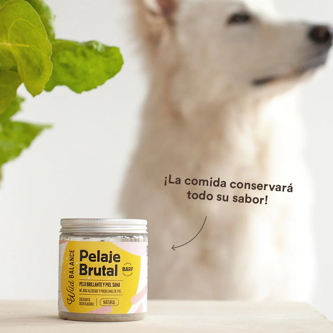 PELAJE BRUTAL - Suplemento para la salud de la piel y el pelo (ideal para alergias) - Wild Balance