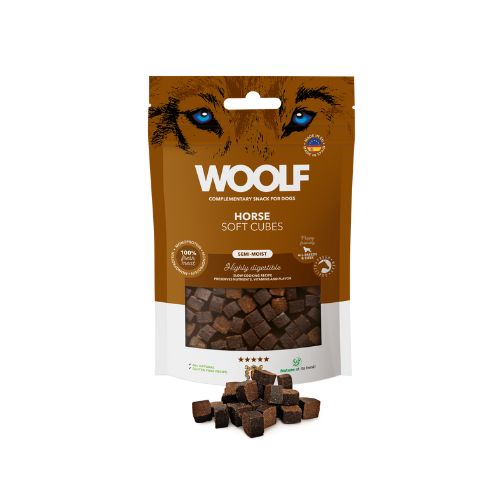 Snacks semihúmedos Woolf - Caballo - Snacks Para Perros
