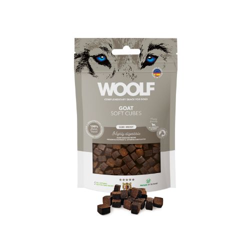 Snacks semihúmedos Woolf - Cabra - Snacks Para Perros