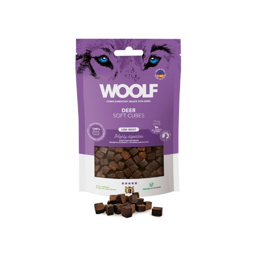 Snacks semihúmedos Woolf - Ciervo - Snacks Para Perros