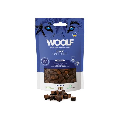 Snacks semihúmedos Woolf - Pato - Snacks Para Perros