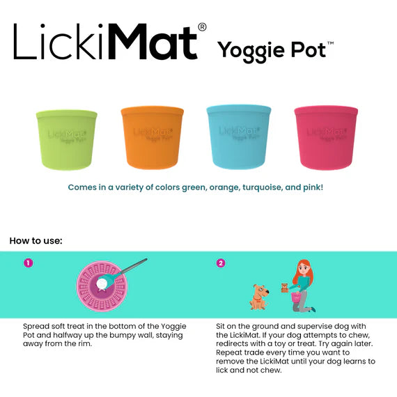 Pote de iogurte LickiMat