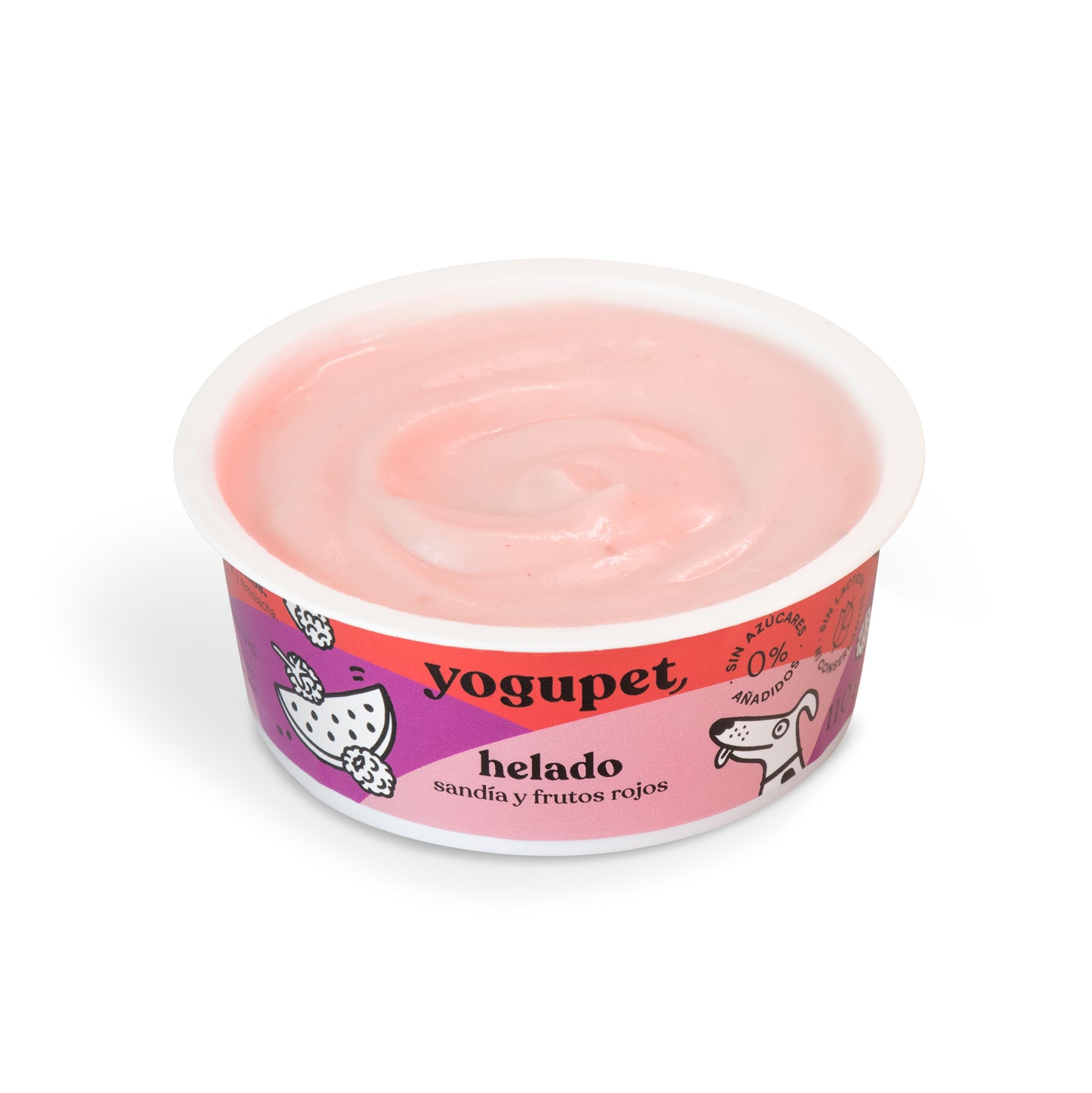 Yogupet helado FRUTOS ROJOS - Sandía y Frutos Rojos 🍉