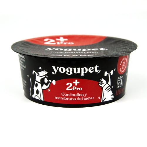 Yogupet 2+Pro Iogurte de membrana de ovo com inulina 110g | Especialmente desenvolvido para cães desportivos