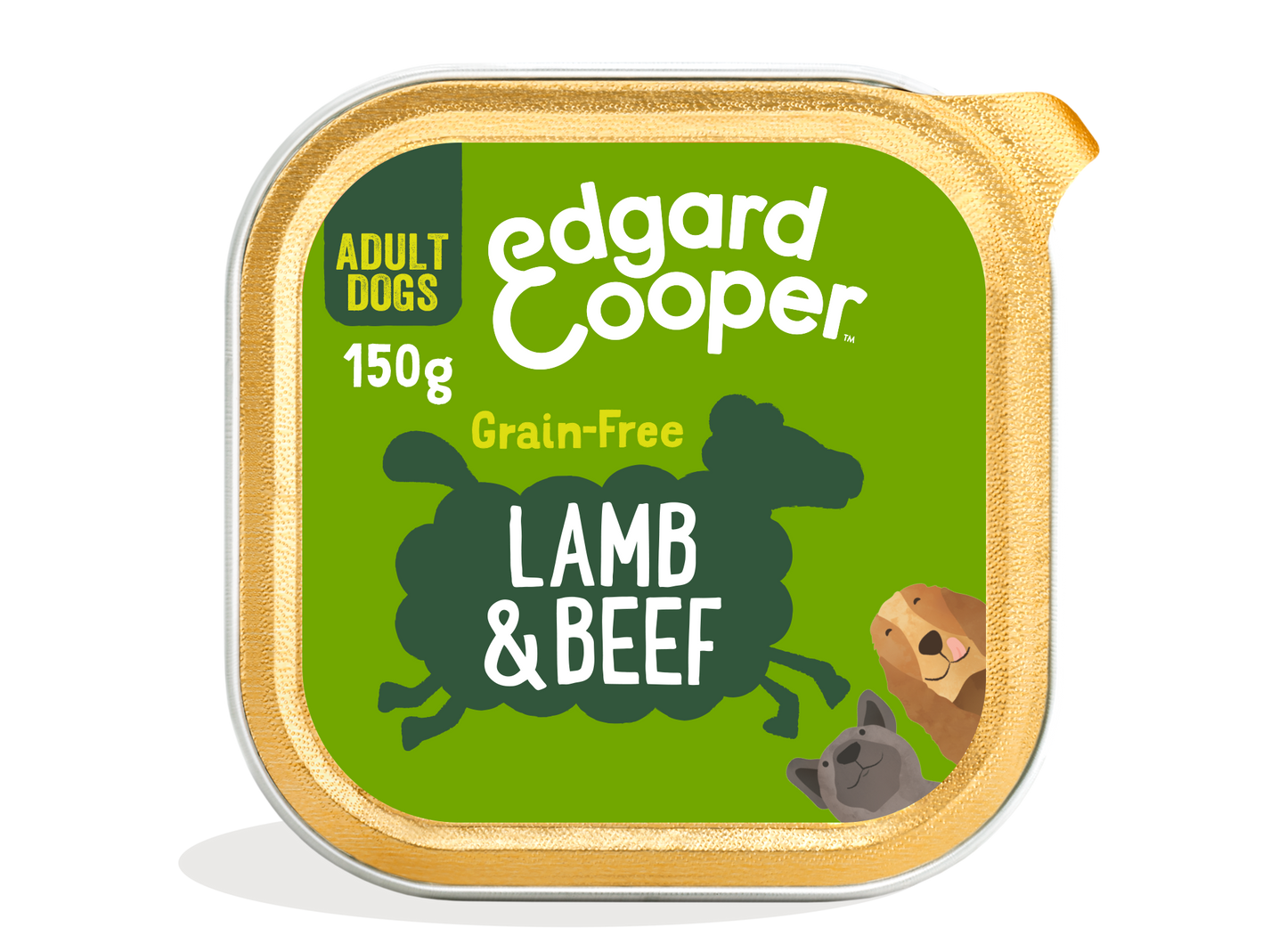 Edgard Cooper | Cordero y carne de vacuno con zanahoria, remolacha y manzana | 150g