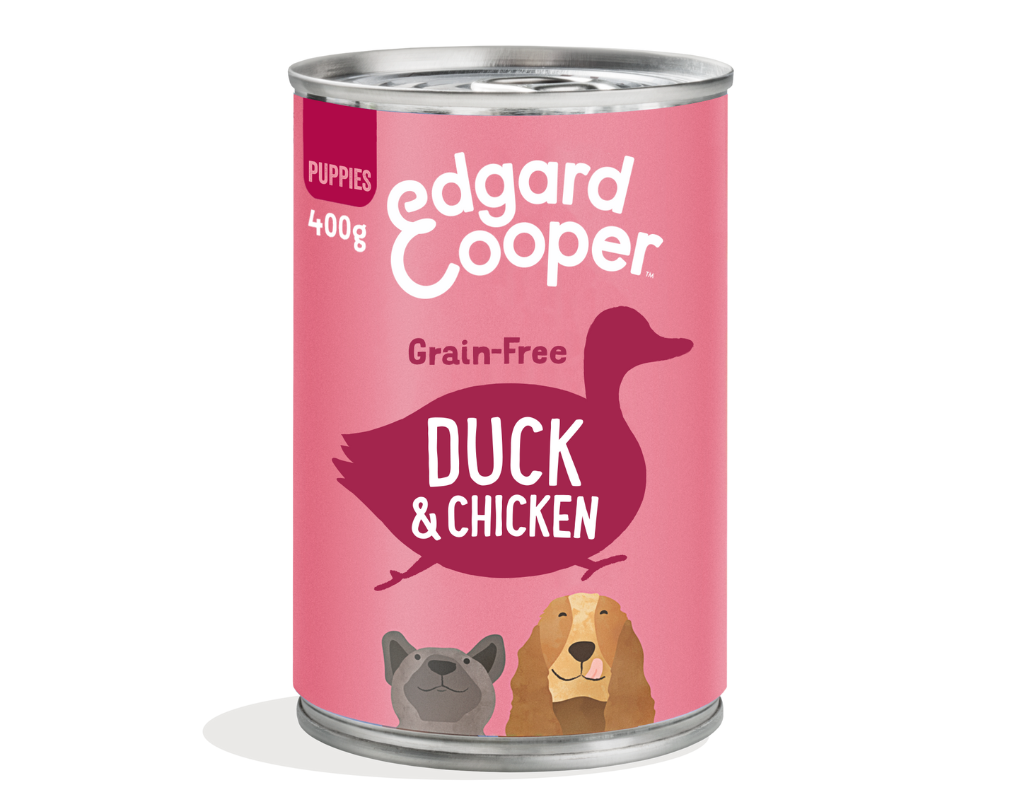 Edgard Cooper |  Pato y Pollo | Lata para Cachorros 400g