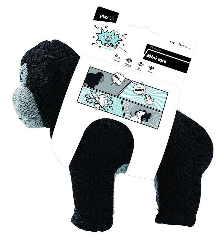 Peluche gorila acolchado ultra resistente | Juguete para perros