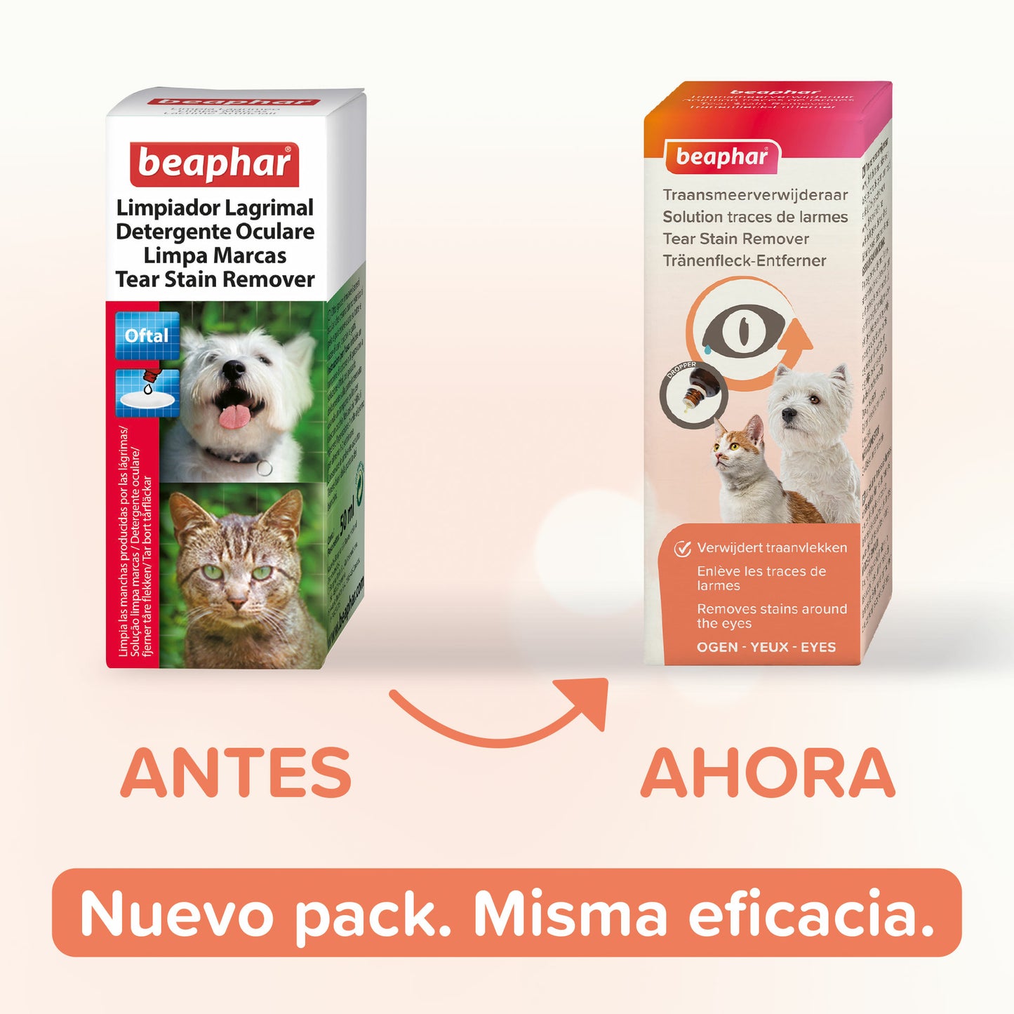 Beaphar Limpiador Lagrimal Perro y Gato - 50ml