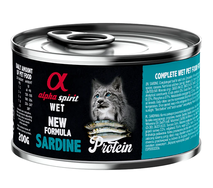 Alpha Spirit Lata De Sardina Para Gatos Esterilizados | Monoproteica