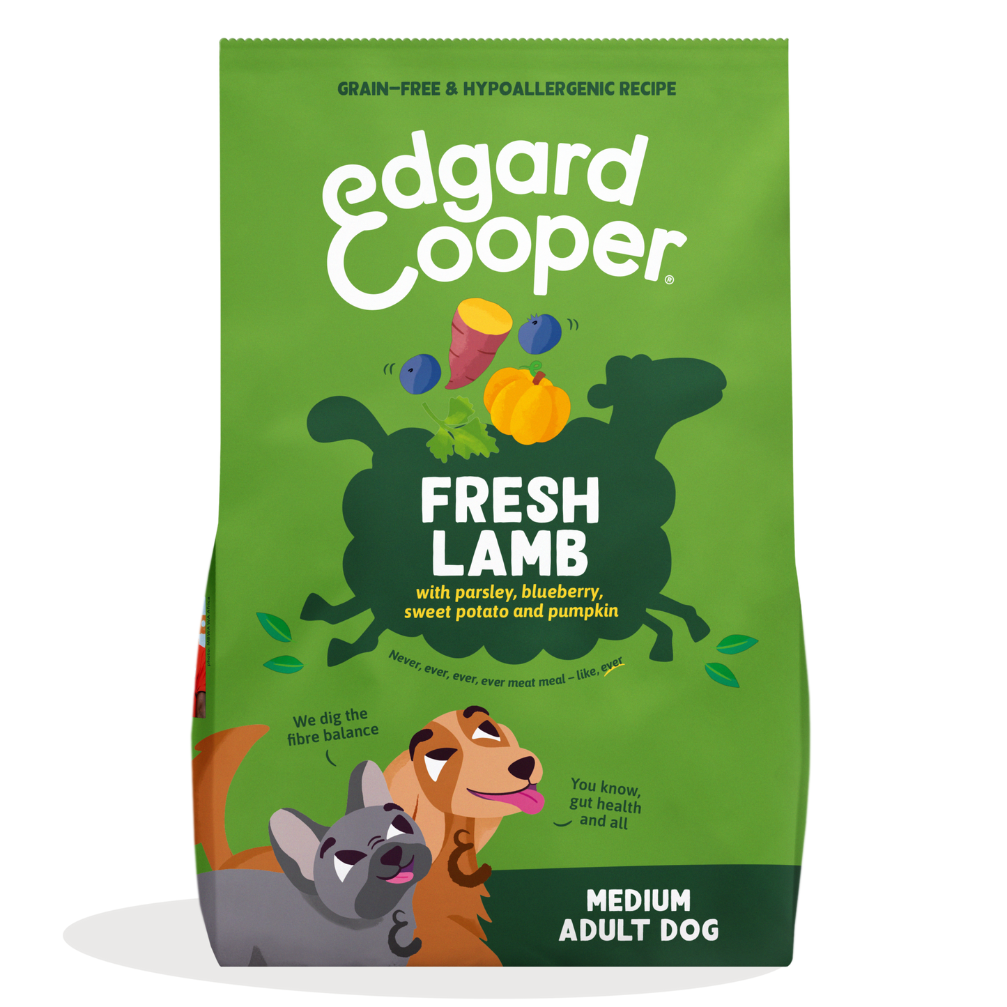 Edgard Cooper - Cordero - Pienso monoproteico sin cereales para perros adultos