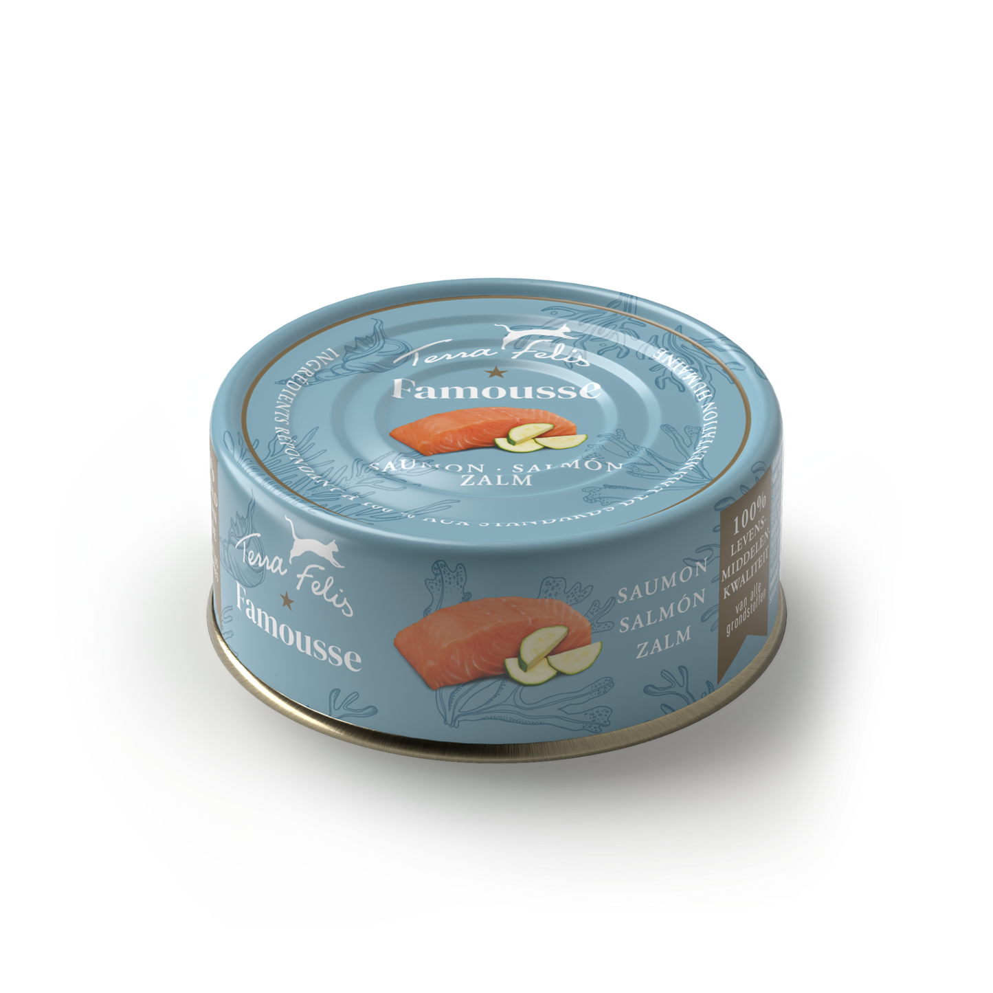TERRA FELIS FAMOUSSE: Mousse de salmón sin cereales