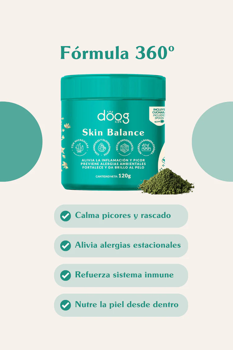Doog Life | Suplemento Pelo y Piel | Alivia alergias y picores en perros