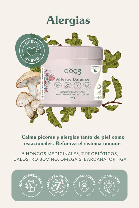 Doog Life | Suplemento Allergy Balance | Alivia alergias y picores