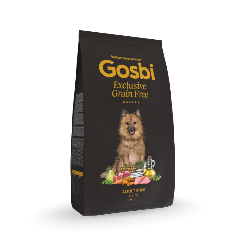 Gosbi | Exclusive Grain Free Dog Adult Mini Light (Pavo y pescado blanco)