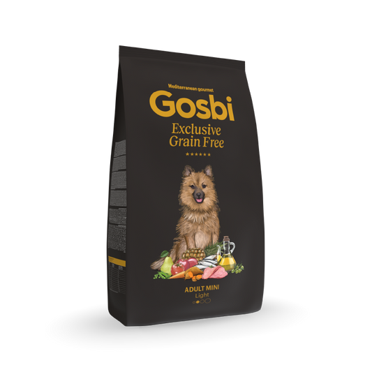 Gosbi | Exclusive Grain Free Dog Adult Mini Light (Pavo y pescado blanco)