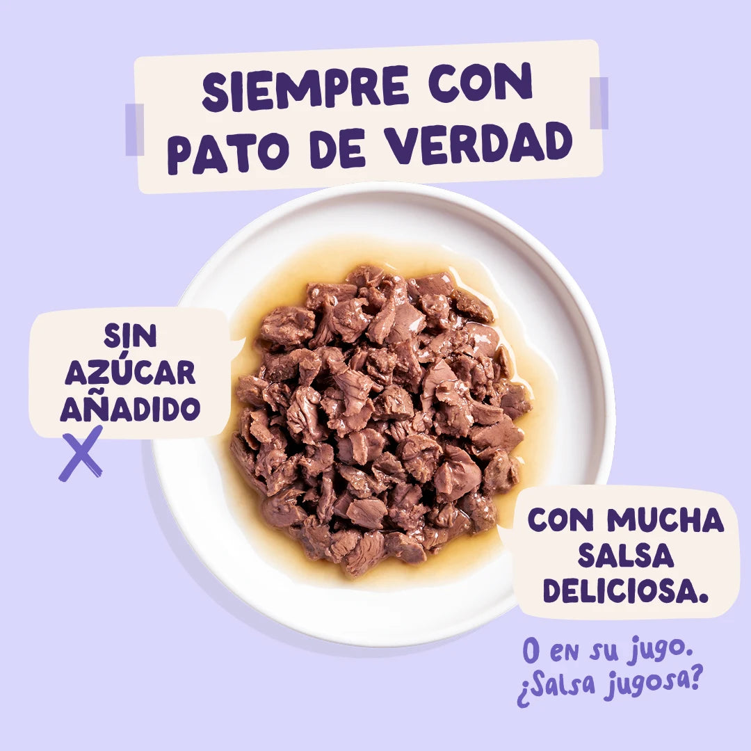 Edgard & Cooper | Pato y Pavo en salsa | Pouches 85g para gato