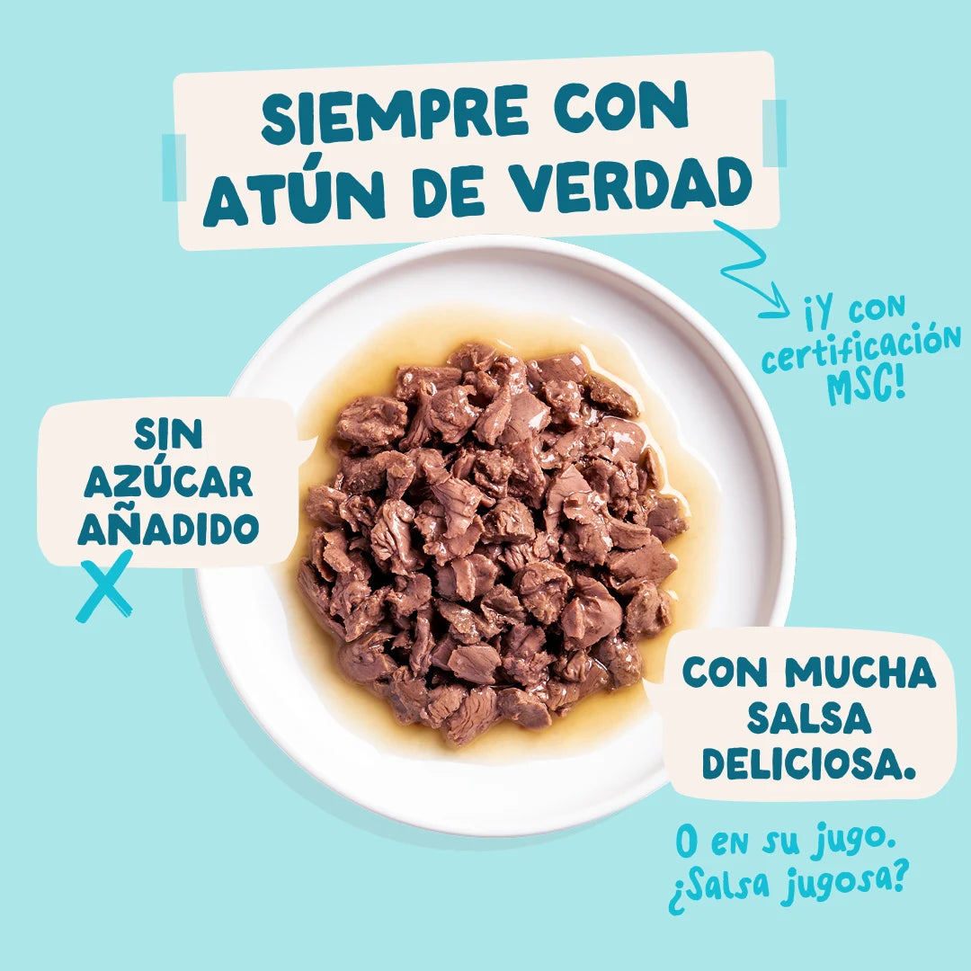 Edgard & Cooper |Atún y Pollo en salsa | Pouches 85g para gato