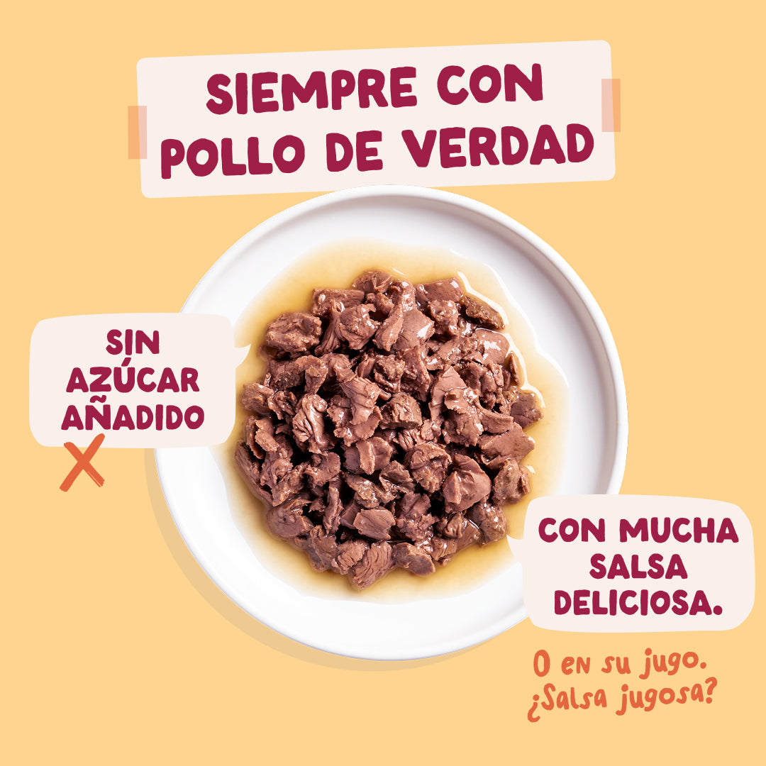 Edgard & Cooper | Pollo en salsa | Pouches 85g para gato