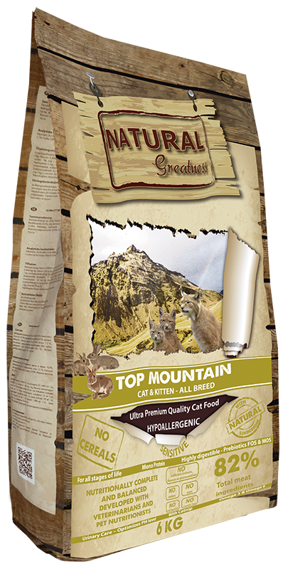 Natural Greatness - Receta Top Mountain - Pienso para gatos de todas las edades