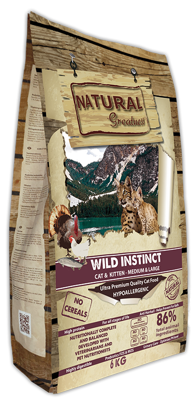 Natural Greatness - Receta Wild Instinct razas medianas y grandes