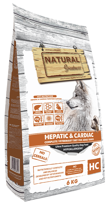 Natural Greatness Diet Pienso Hepatic & Cardiac para Perros