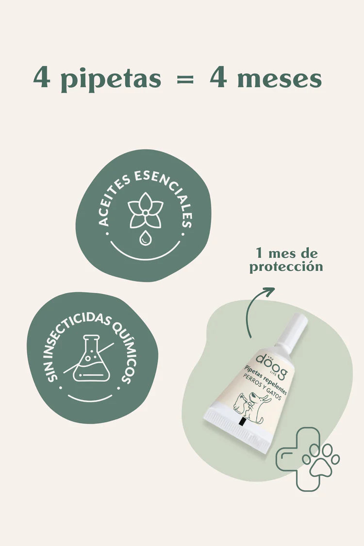 Pipetas repelentes Doog Life | Protección natural frente a insectos