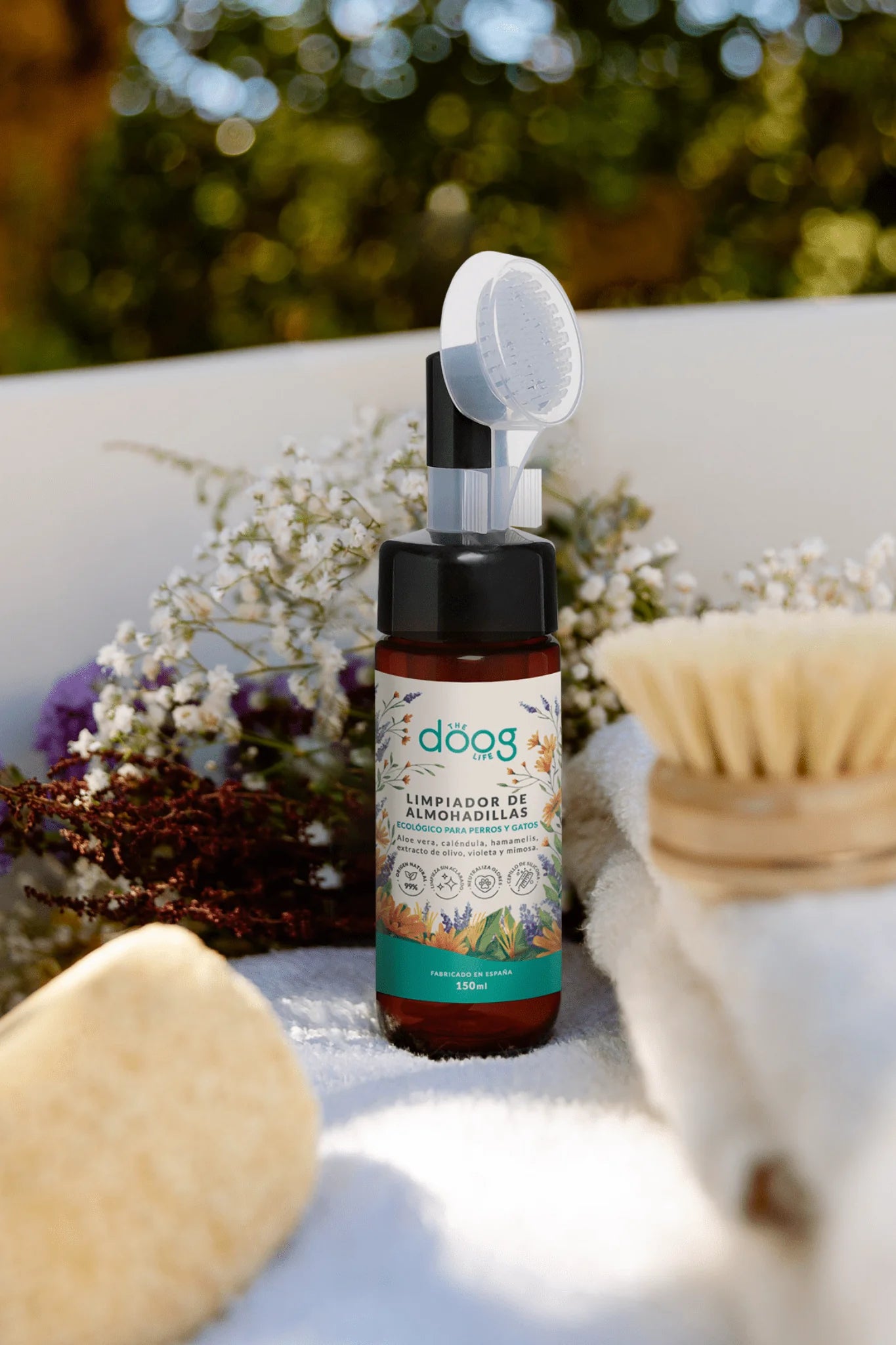 Limpiador de almohadillas ecológico | Patas limpias y saludables después de los paseos