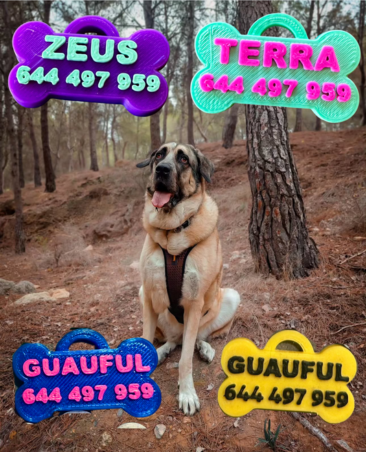 Chapa identificativa 2 colores - Abba (pide esta si vas a pedir más productos)