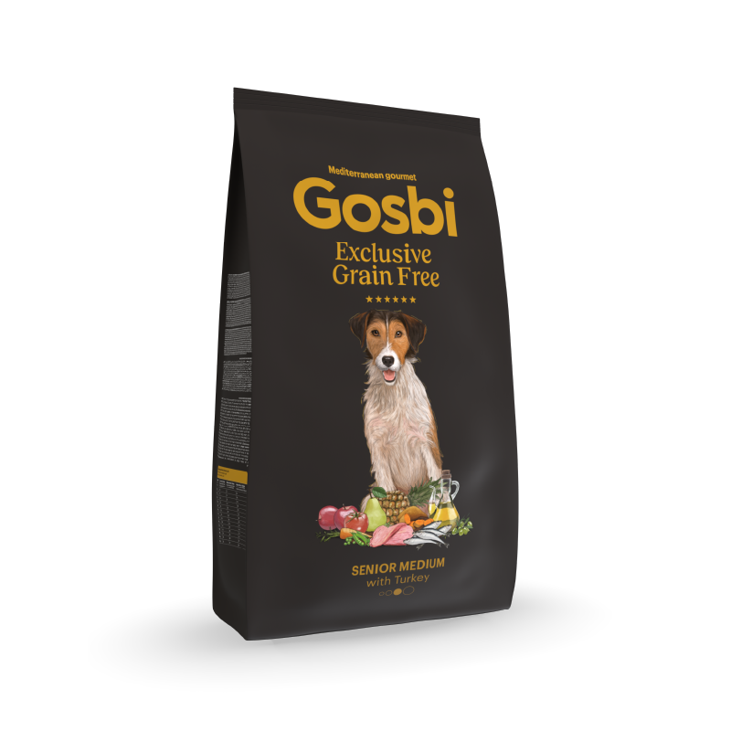 Gosbi | Exclusive Grain Free Dog Adult Senior Medium with Turkey (Pavo)
