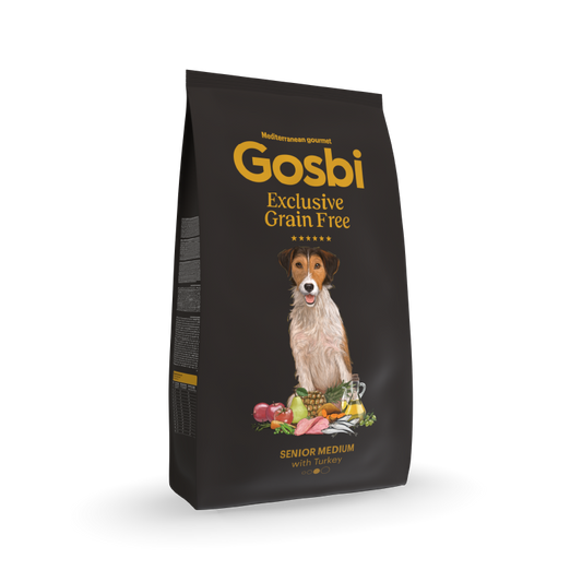 Gosbi | Exclusive Grain Free Dog Adult Senior Medium with Turkey (Pavo)