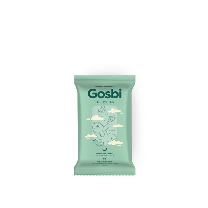 Gosbi | Toallitas Wellsbi con Aloe, sin perfume