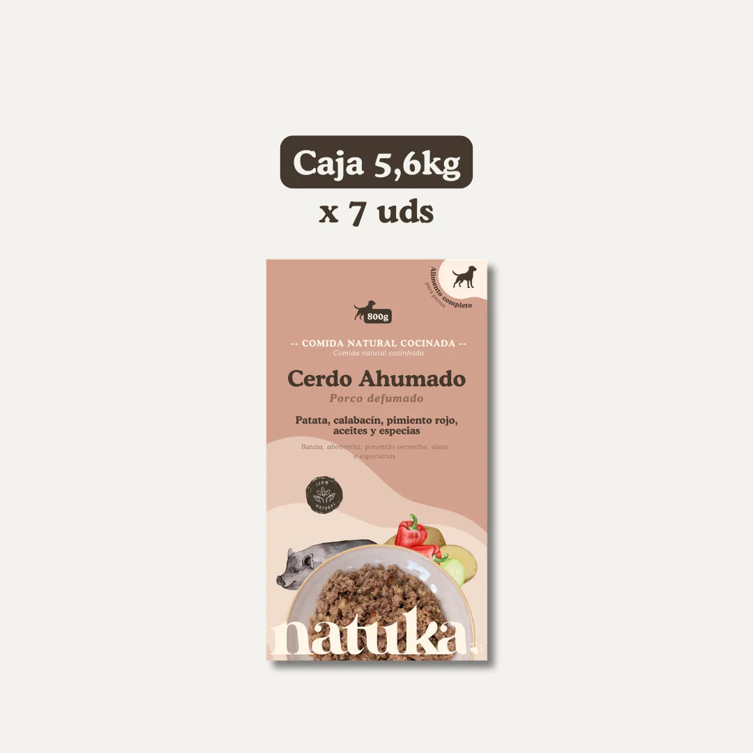 Comida cocinada Natuka (CERDO) - SOLO RECOGIDA EN TIENDA - 800g
