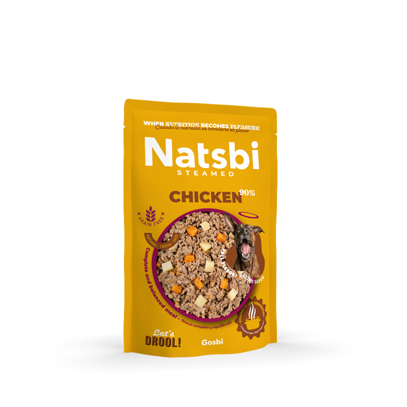 Natsbi | Steamed dog chicken | Pollo | Gosbi
