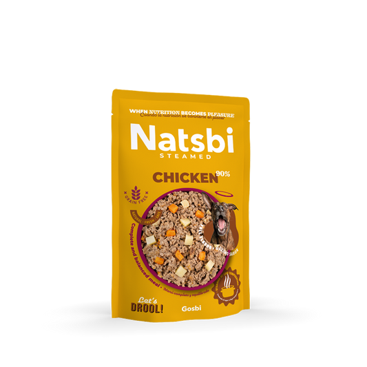 Natsbi | Steamed dog chicken | Pollo | Gosbi