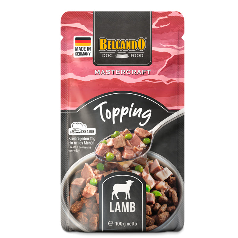Topping de cordero con guisantes Belcando