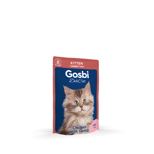 Gosbi | Delicat Kitten Chicken with Lamb | Pollo y Cordero para Gatitos | 70g