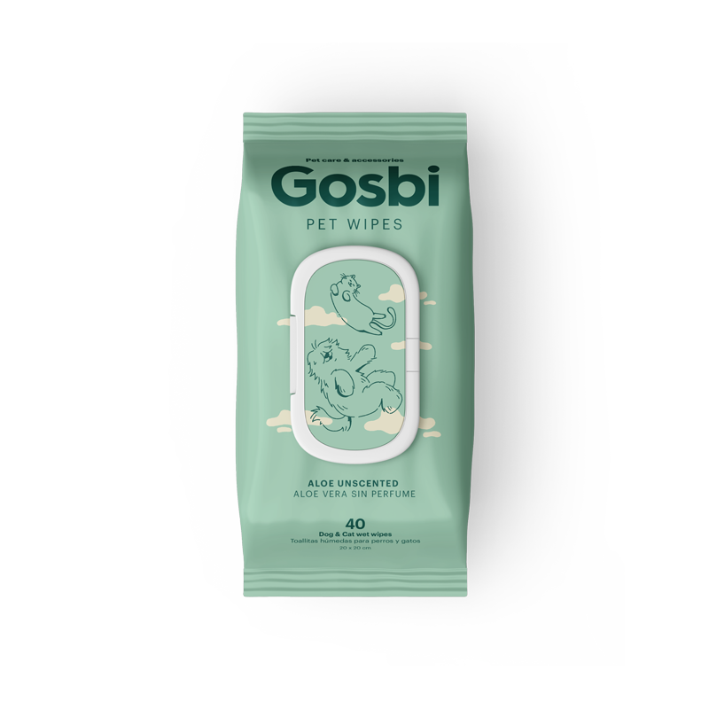 Gosbi | Toallitas Wellsbi con Aloe, sin perfume
