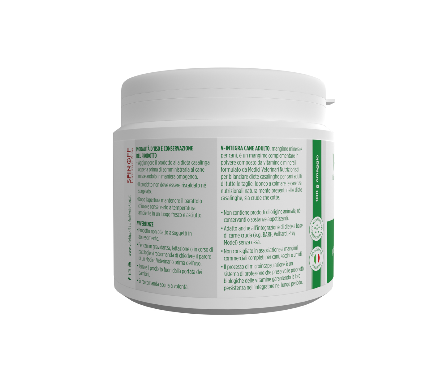 V-Integra Perro Adulto 500g, Suplemento Completo Rico en Vitaminas y Minerales para Equilibrar Dieta Casera y Barf (Copy)