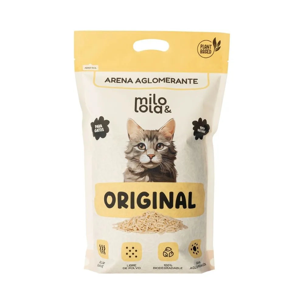 Arena aglomerante 100% Natural a Base de Tofu (2,5 kg 6L)