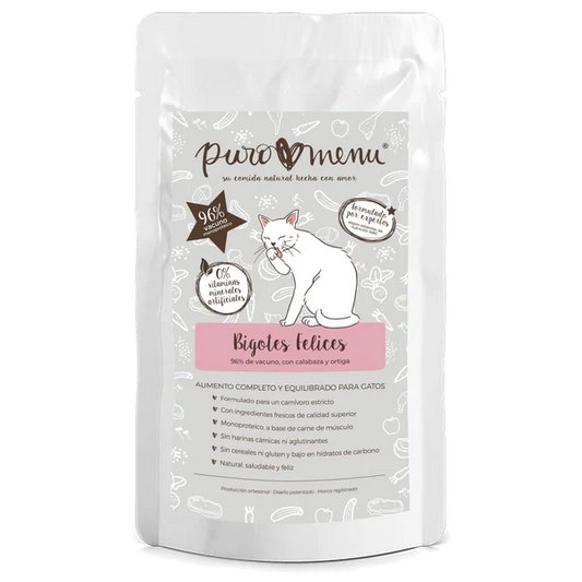 Menú Bigotes Felices BIO (Vacuno) - Puromenu