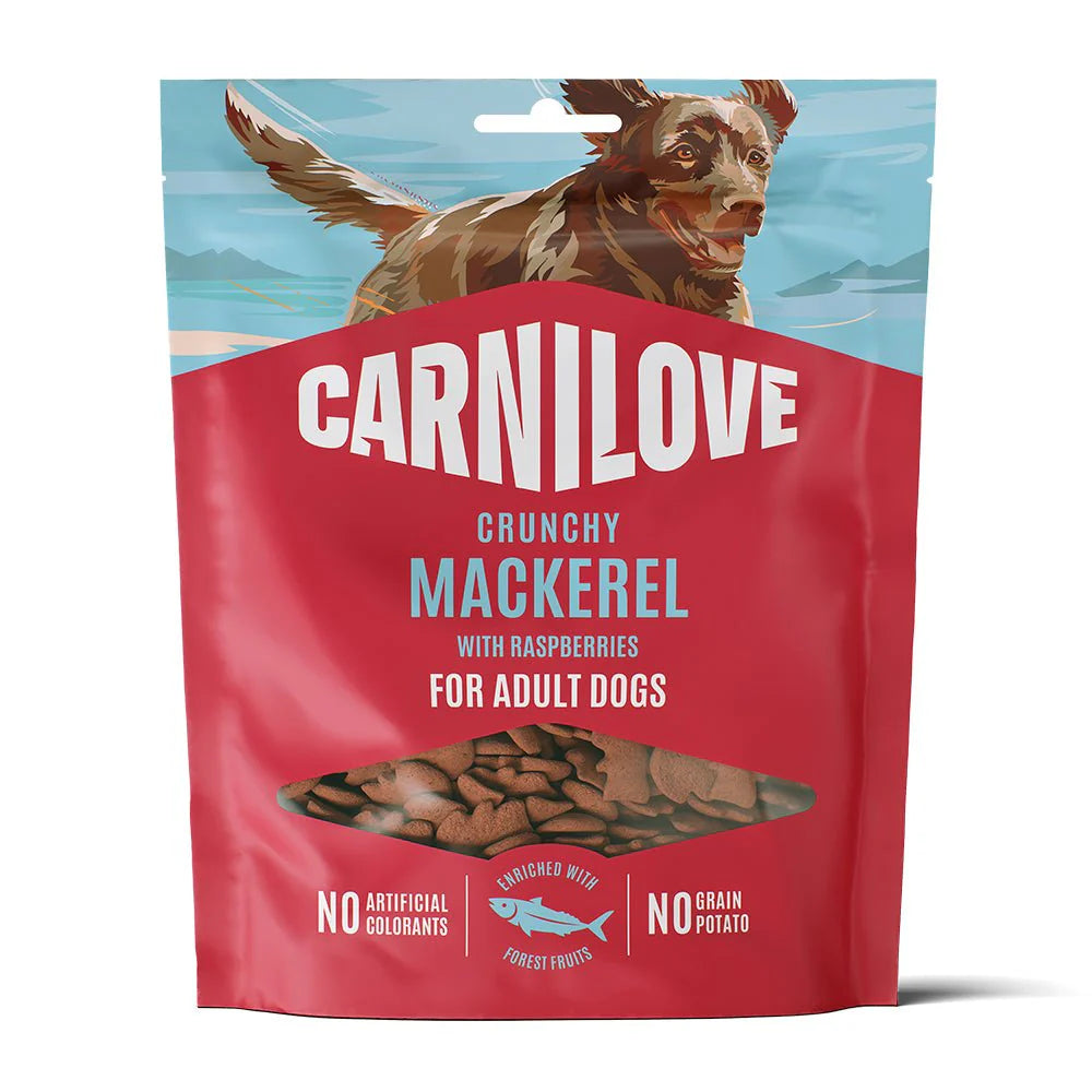 Carnilove Crunchy Mackerel and Raspberry Dog Treats