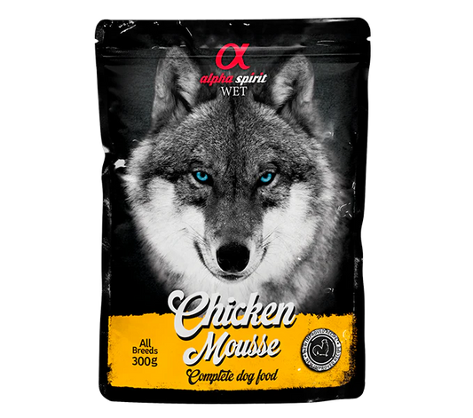 Mousse de POLLO para PERROS - Alpha Spirit 300g