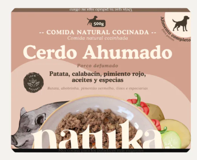Comida cocinada Natuka (CERDO) - SOLO RECOGIDA EN TIENDA - 500g