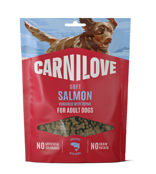 Carnilove Galletas Crujientes de Salmón y Arándanos Para Perros